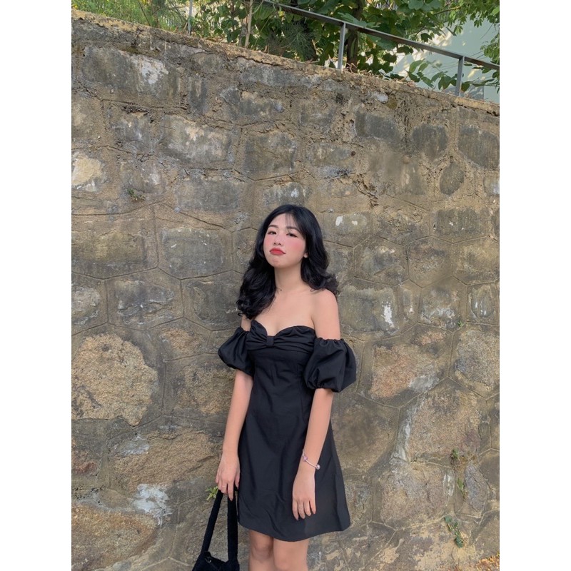 [Mã WAMT1505 giảm 10K đơn 0K] AVY DRESS - ĐẦM NƠ NGỰC TAY PHỒNG SIÊU XINH | BigBuy360 - bigbuy360.vn