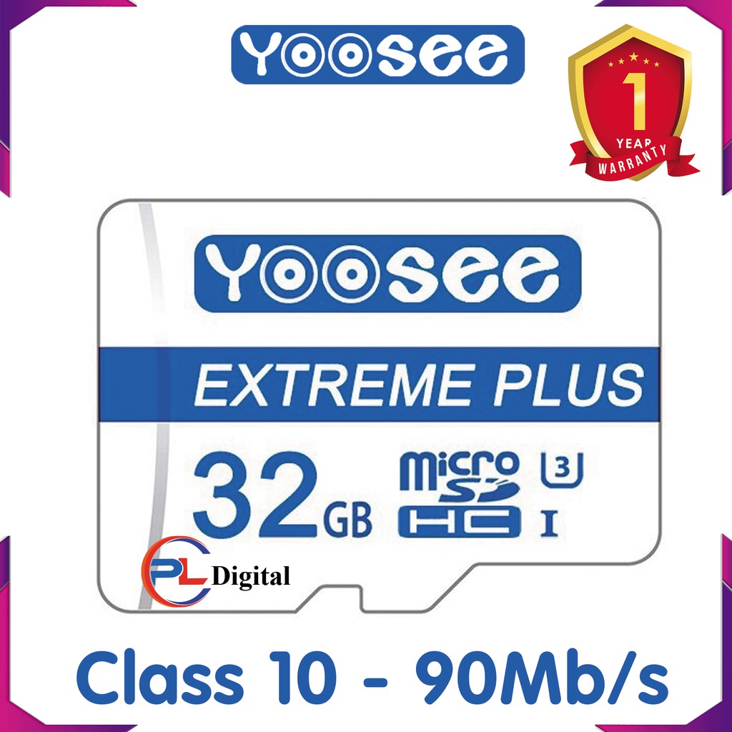 Thẻ Nhớ Micro SD Yoosee Extreme Plus 32GB UHS-I U3 4K 90MB/s W40MB/s - Chuyên Camera Và Điện Thoại