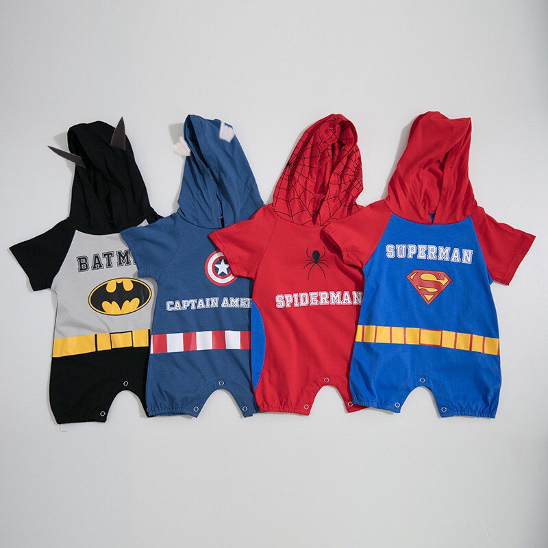 Bộ body siêu nhân cho bé trai từ 5-12kg Hàng cao cấp