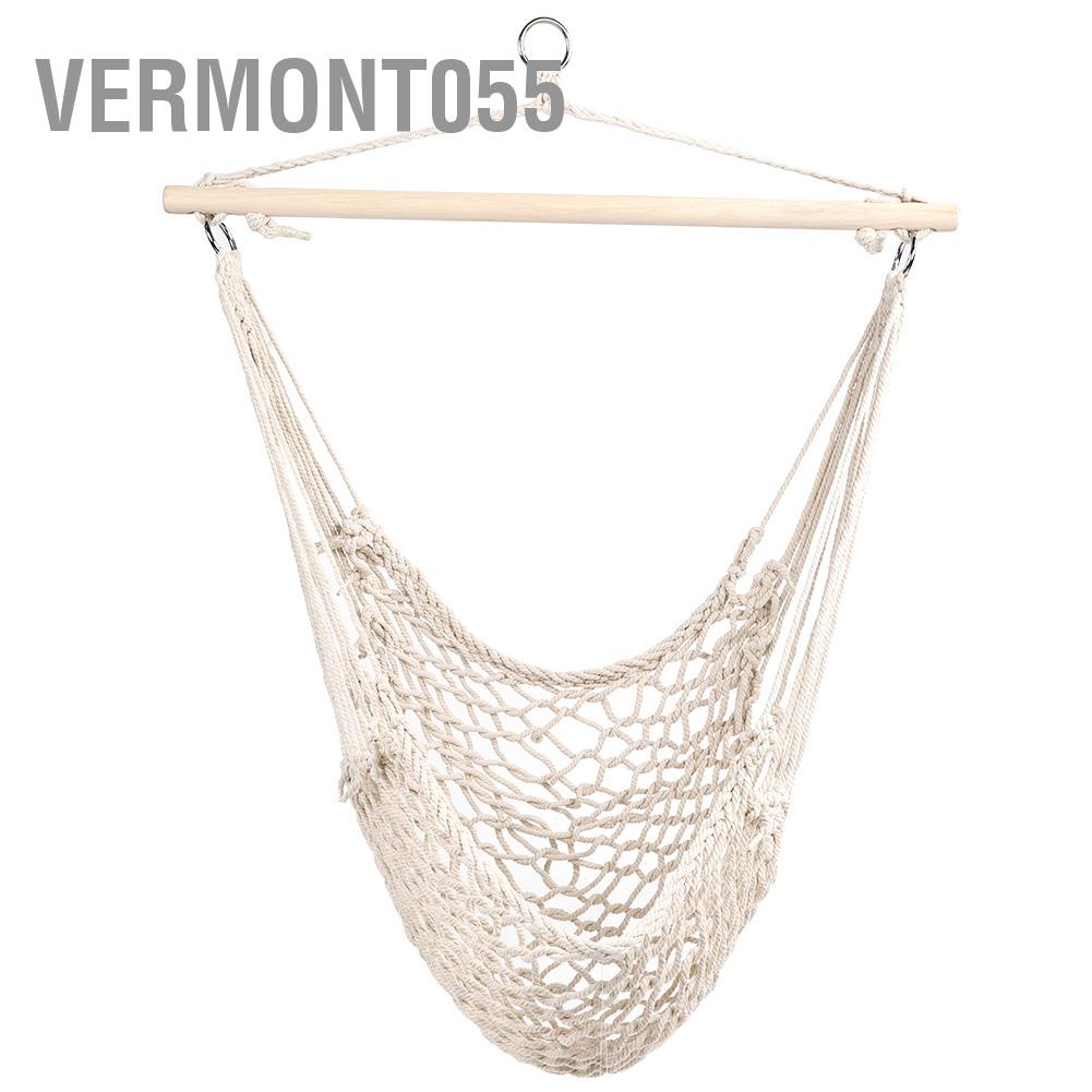 Có thể bán buôn Vườn cắm trại ngoài trời Xích đu dành cho người lớn Ghế treo Võng dây trong nhà Vermont055 Hàng giao ngay