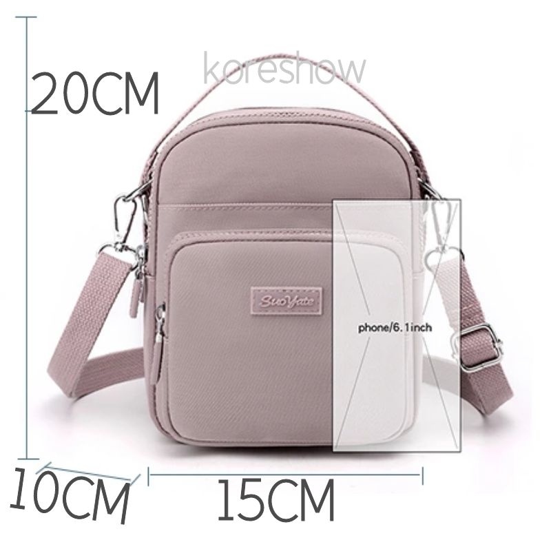 Túi Xách Đeo Chéo Chống Thấm Nước Phong Cách Hàn Quốc Cho Nữ