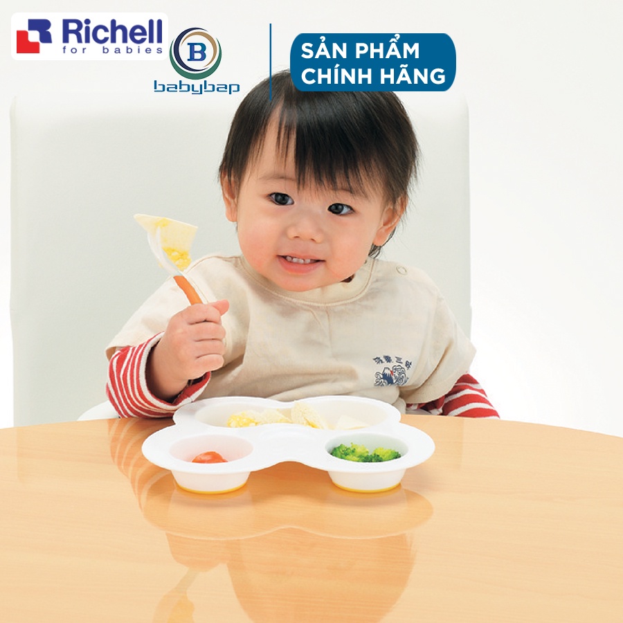 Bộ Ăn Dặm Khởi Đầu Richell Dùng Được Trong Lò Vi Sóng