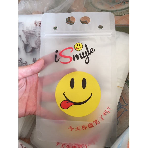 SỈ 100 túi zip  trà chanh, trà sữa 500ml mix 10-12 mẫu