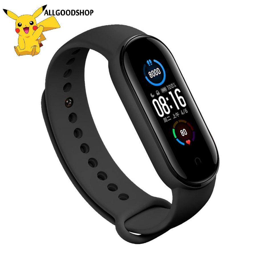 Dây Đeo Thay Thế Chất Liệu Silicon Thiết Kế Nhiều Lỗ Cho Xiaomi Mi Band 5