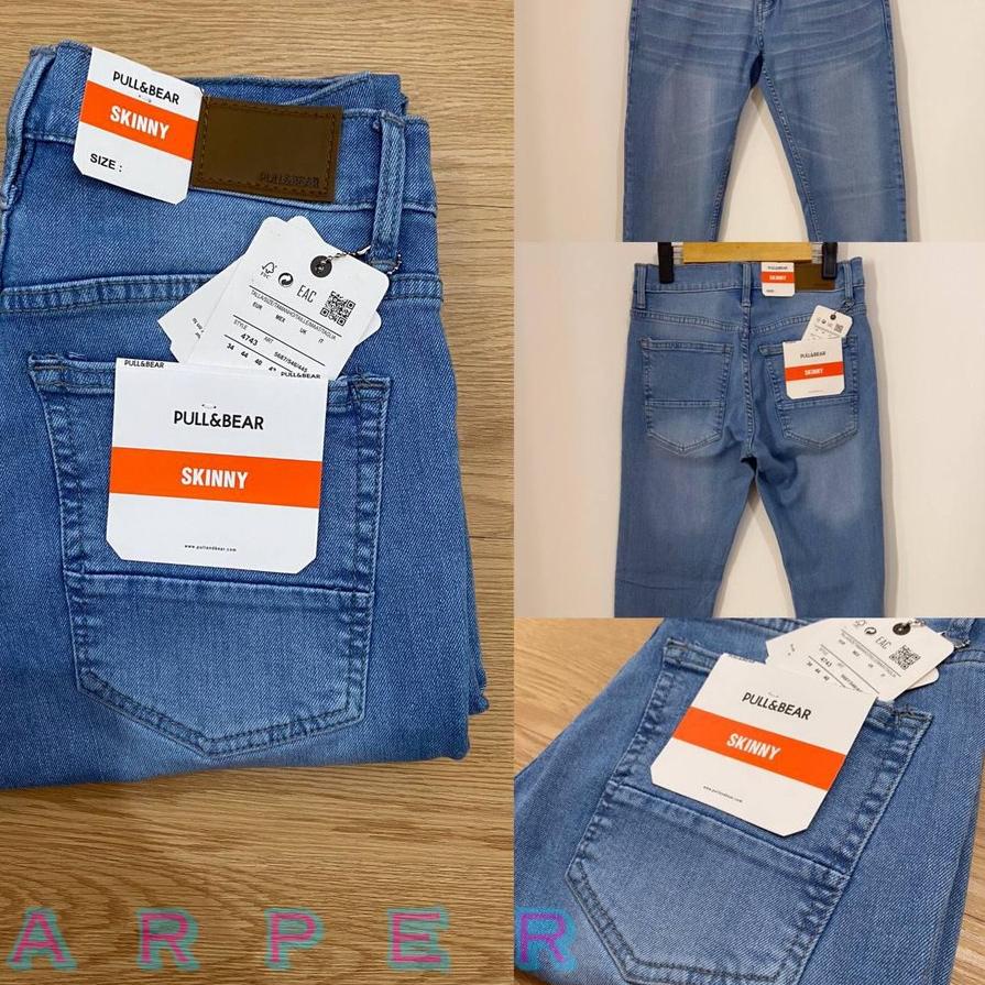 ✥ Quần jean PULL & BEAR SKINNY STRETCH mềm JEANS PREMIUM P&B PULL AND BEAR cho nam ◄