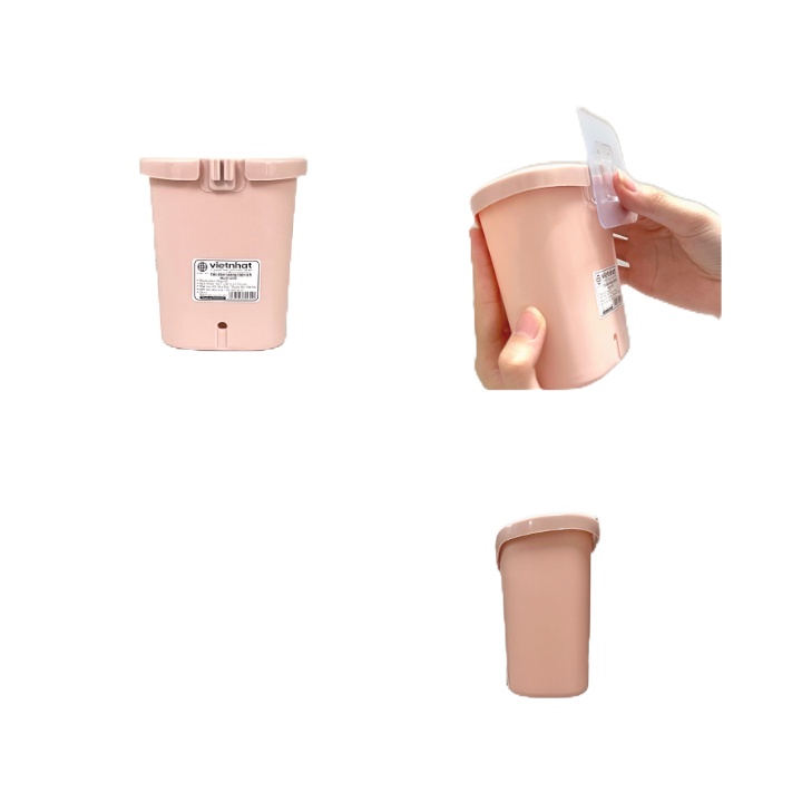 Cốc cắm bàn chải kem đánh răng dán tường Hokori Việt Nhật hình mèo đáng yêu