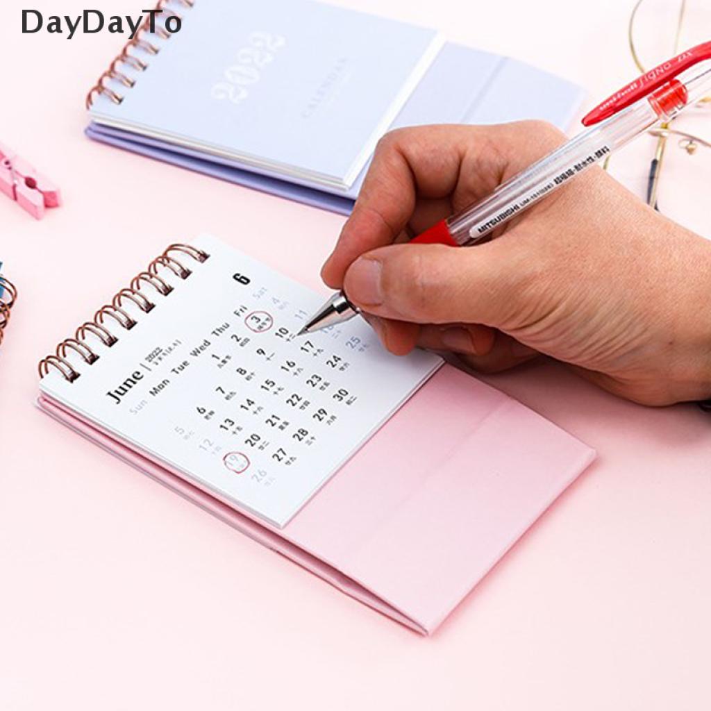 Lịch Để Bàn Daydoyto 2022 Hai Màu Trắng Đen Xám
