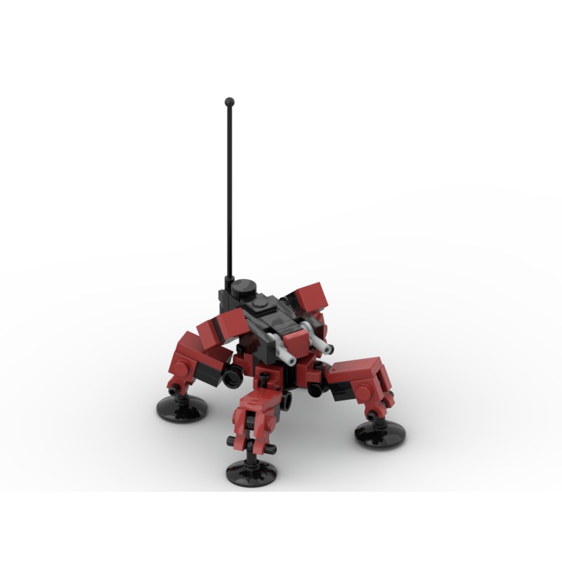 Đồ chơi lắp ráp Moc Mech Robot Spider Red