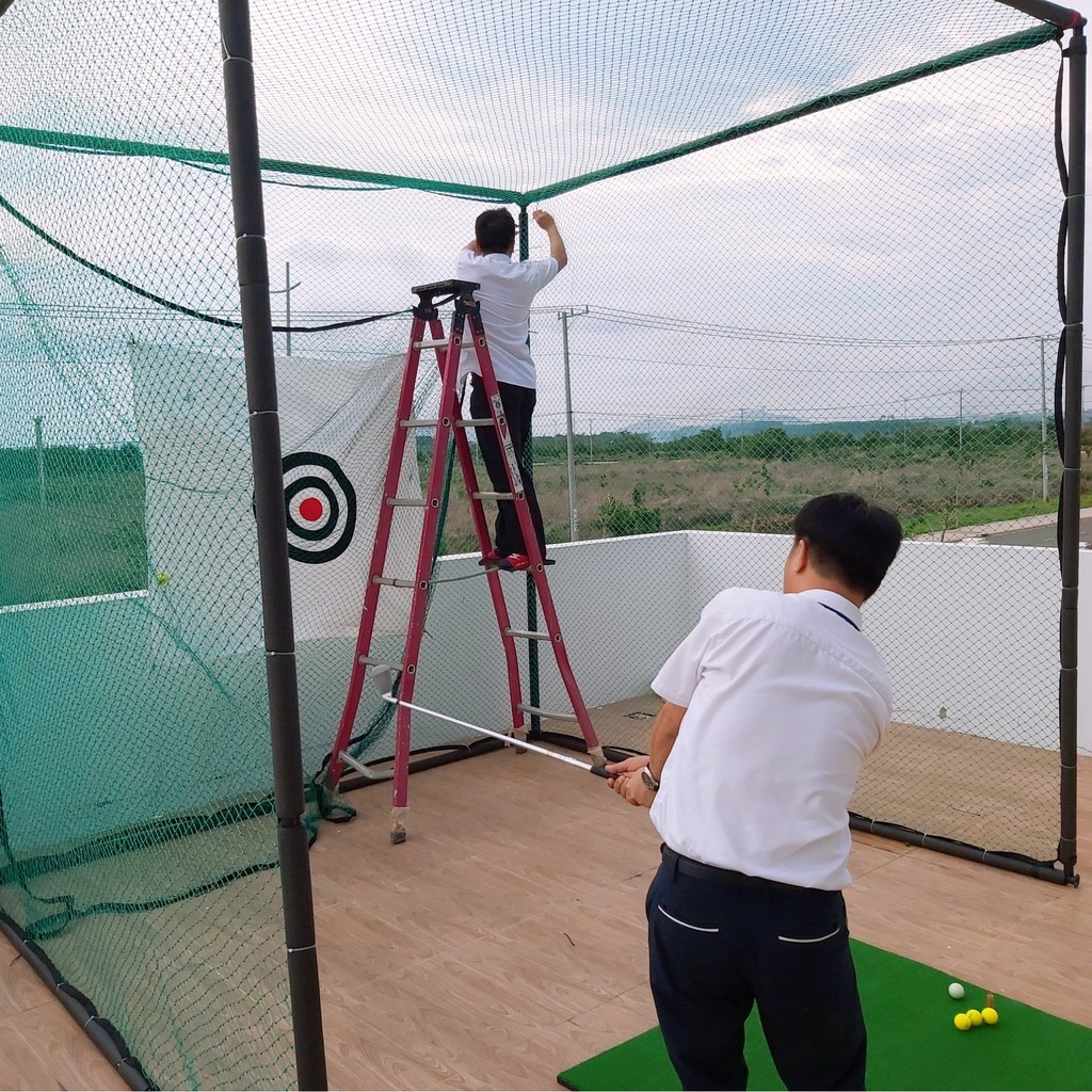 Bộ khung lưới tập golf PGM-3Mx3Mx3M: Chính hãng, chất lượng tốt, kết cấu chắc chắn.