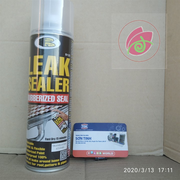 Xịt chống dột - chống thấm Bosny Leak Sealer B125