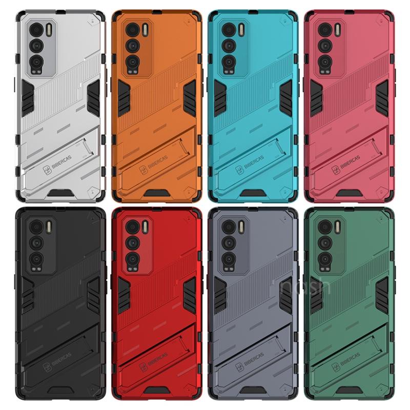 Ốp điện thoại dạng giáp 3D chống sốc có giá đỡ dành cho Realme GT Master Edition Explorer GT Neo 5G