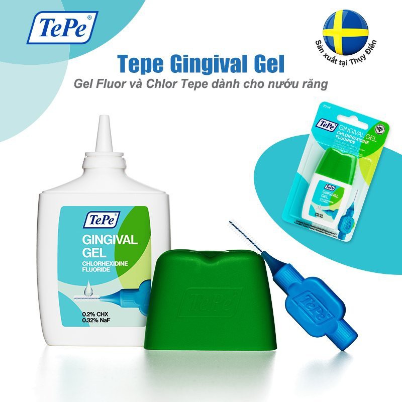 Gel Fluor và Chlor dành cho kẽ răng và nướu răng Tepe Gingival 20ml
