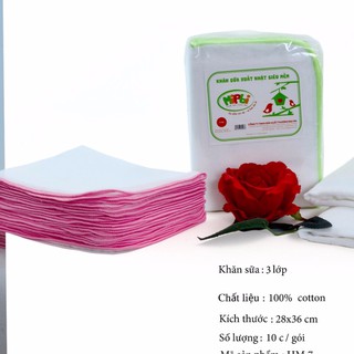 Khăn sữa 3 lớp Mipbi