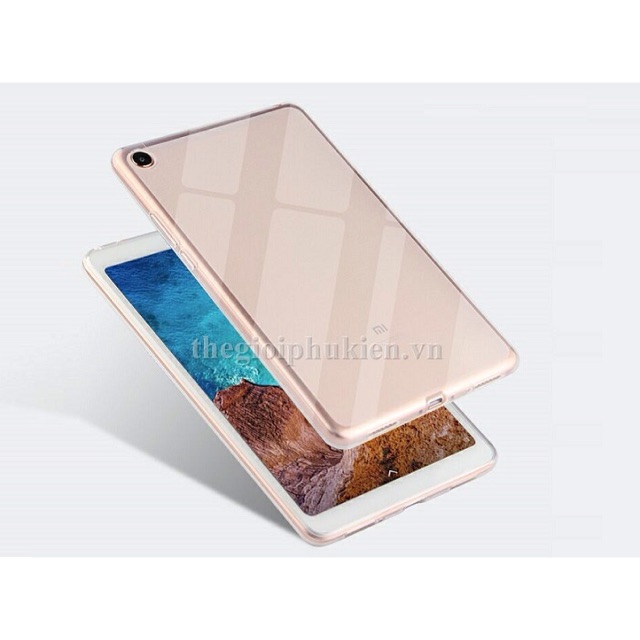 Ốp lưng silicon cho Mipad 4, Mipad 4 plus trong suốt