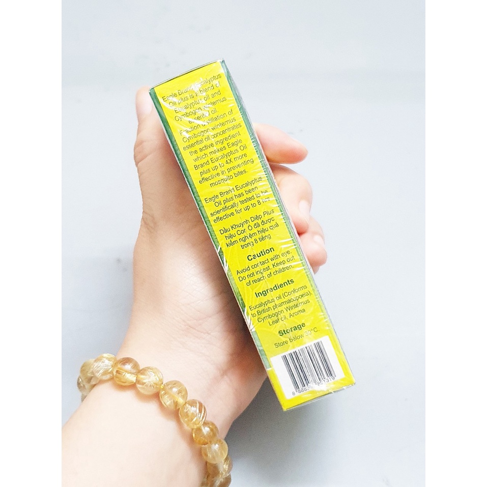 Dầu Khuynh Diệp Con Ó - Chống Muỗi 8H Eagle Brand Eucalyptus Oil Plus+ chai 25ml của Mỹ