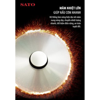 nồi cơm điện sato 3Lít