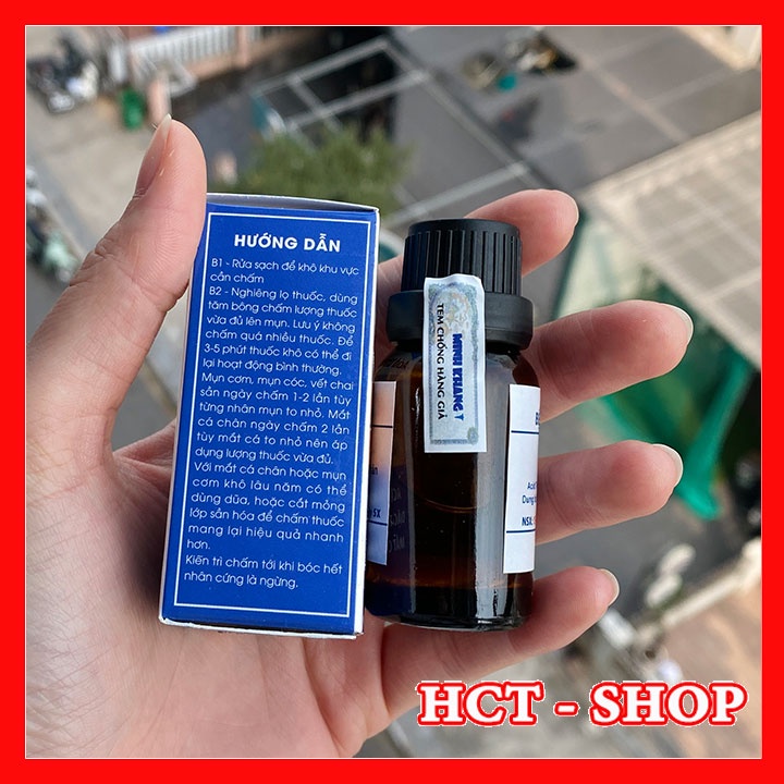 [CHÍNH HÃNG] Acid Trichloracetic 80% - 15ml | Loại Bỏ Mụn Cóc, Mụn Cơm, Mắt Cá Chân, Vết Chai Sần Hồ Chí Minh