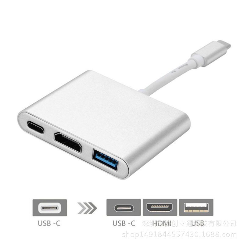 Cáp chuyển cổng USB type C to HDMI 4K - USB 3.0 - USB type C