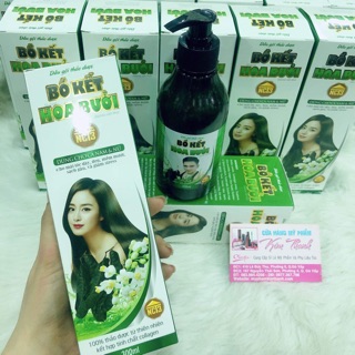 Dầu gội thảo dược 👉bồ kết hoa bưởi