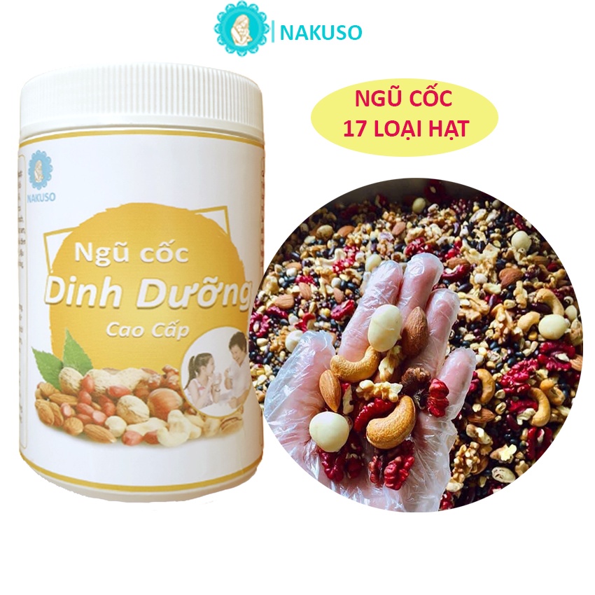 Ngũ Cốc Dinh Dưỡng Bà Bầu I Người Già I Trẻ Em Cao Cấp 17 Loại Hạt (500Gr)