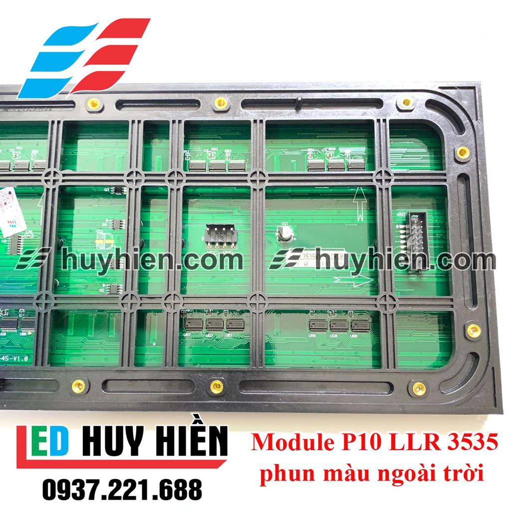 Module Led p10 phun màu ngoài trời LLR  (Led P10 full màu ngoài trời LLR) đủ phụ kiện