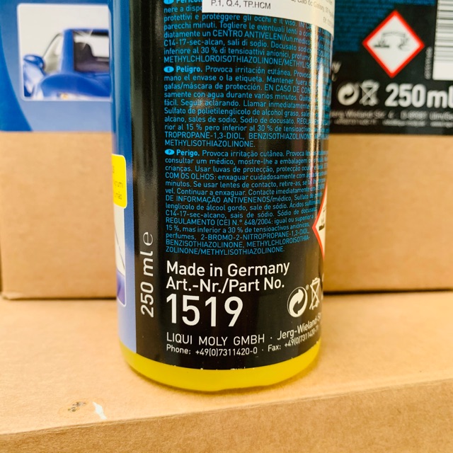 Nước Rửa Kính Xe Hơi Hương Chanh Liqui Moly 1:100 - 1519 Made in Germany