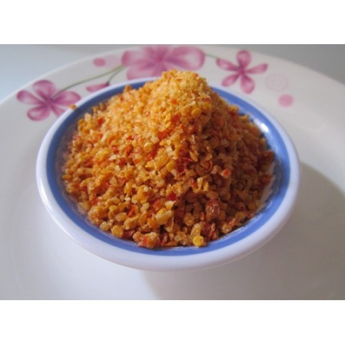 Q10 - Hủ 200g Muối Ớt Hạt rang tay Tây Ninh Loại Ngon Cay ăn chay được