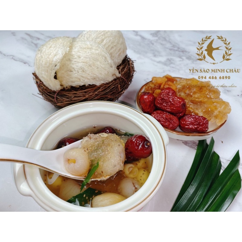 Combo 20 set Nguyên liệu Cung Đình chưng yến - kèm saffron