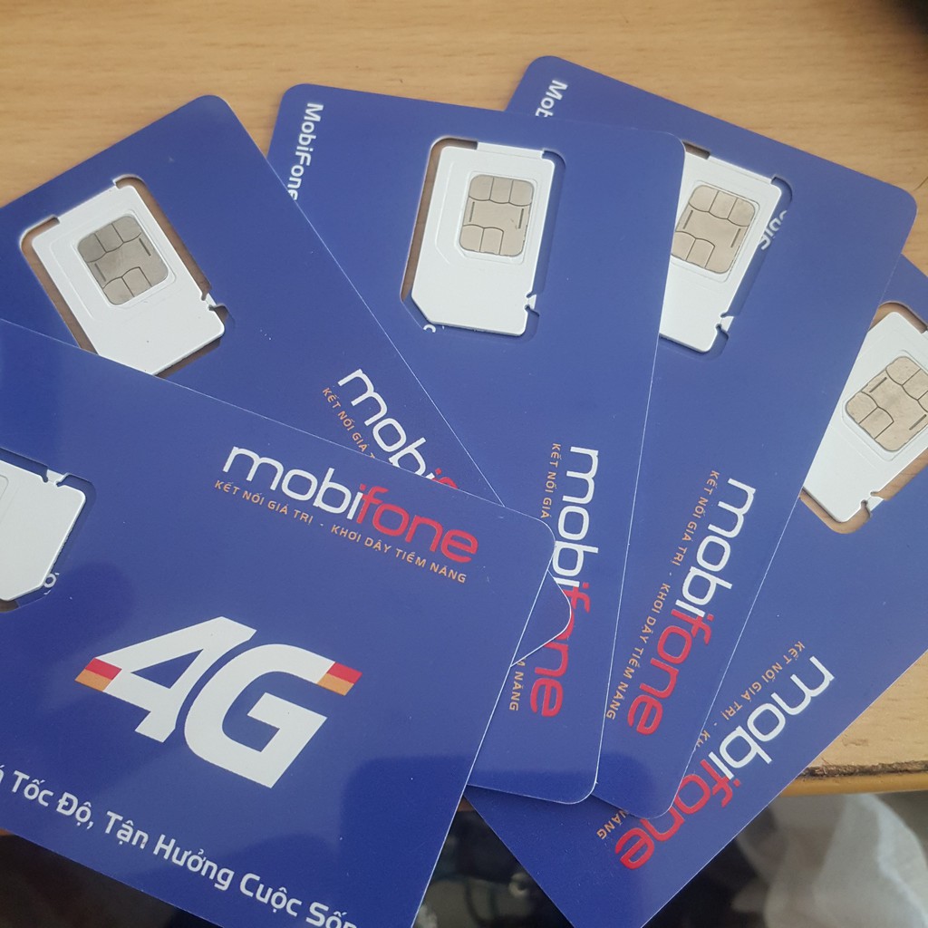 Sim 4G Mobifone FC trọn gói 1 năm F500 - Không giới hạn dung lượng F500