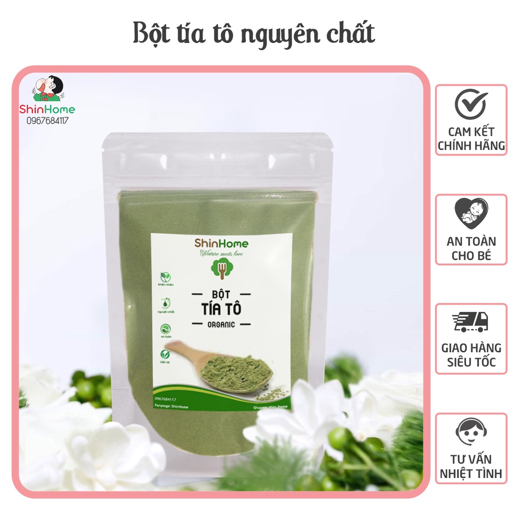 Bột tía tô nguyên chất ShinHome 100g