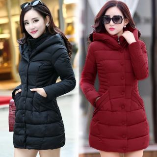 Freeship 99k TQ_Áo phao nữ dáng dài