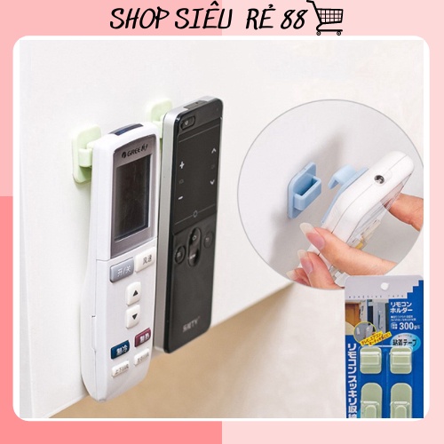 Set 2 móc gắn Remote điều khiển dán tường 88112 SHOP SIÊU RẺ