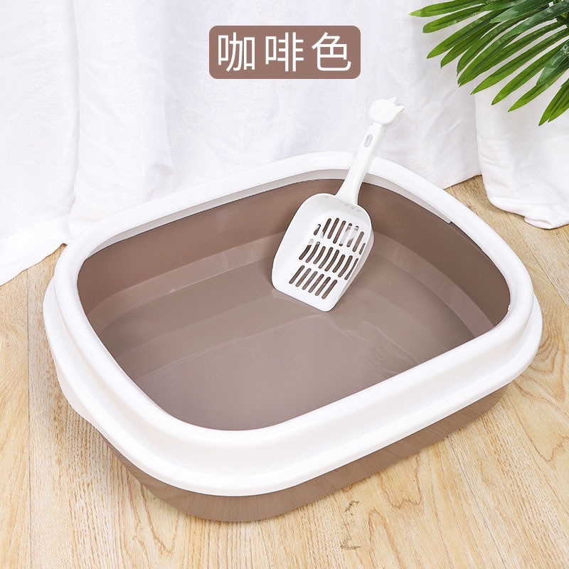 Khay Đi Vệ Sinh Khay Đựng Cát Cho Mèo Size To 47*38*13cm Tặng Kèm Xẻng Xúc Cát