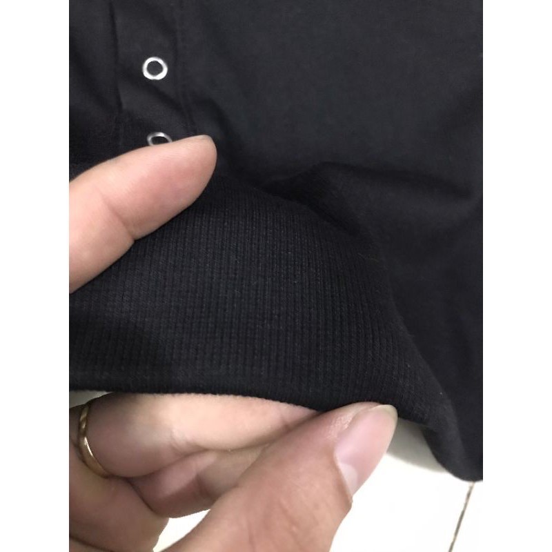 ĐẦM ÔM BODY TAY NGẮN NÚT BẤM CHẤT THUN GÂN SỊN