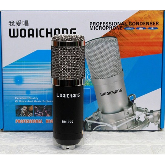 Micro thu âm chuyên nghiệp Woaichang BM900 chính hãng