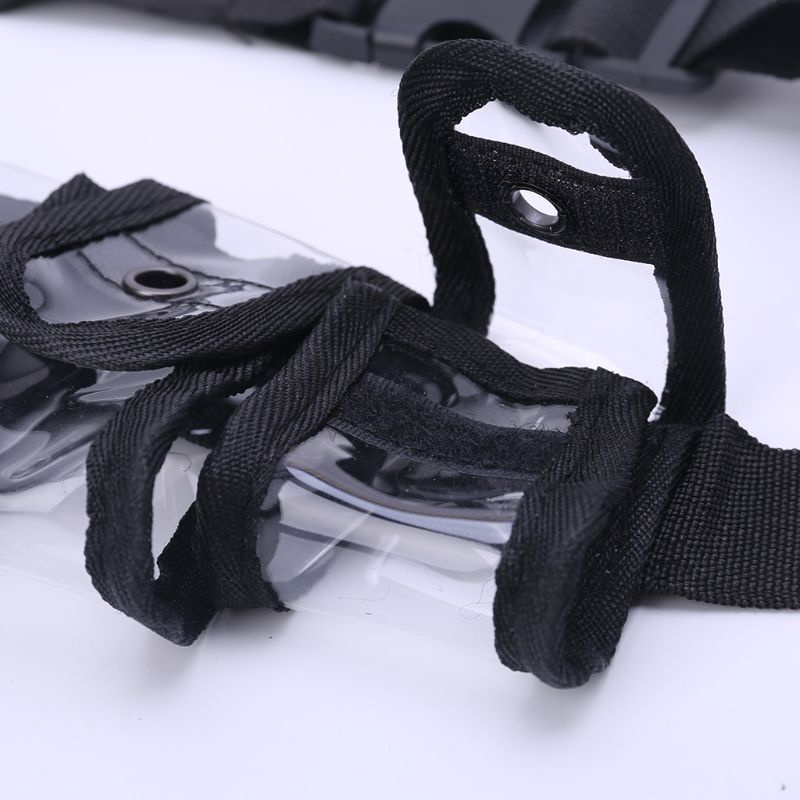 Túi Đeo Chéo Mini Trong Suốt Nhiều Túi Thời Trang Unisex