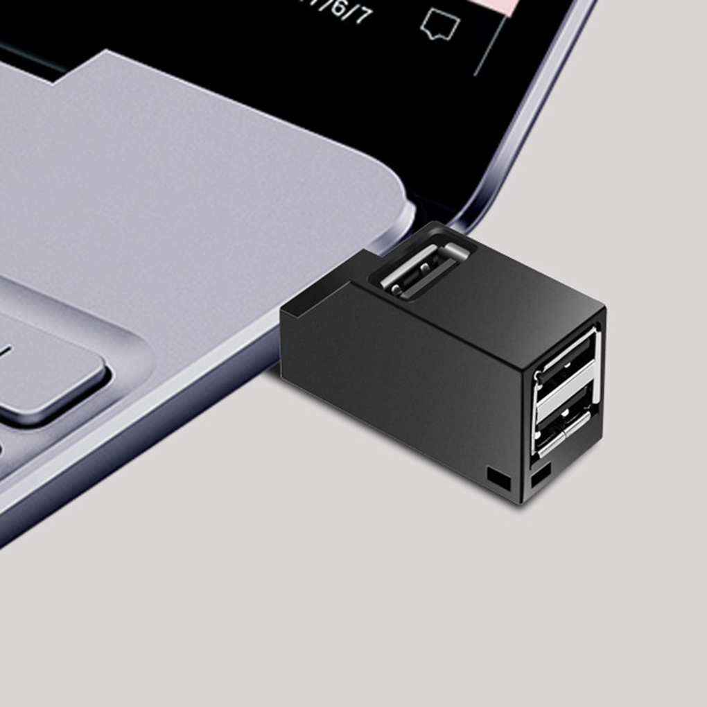 [Coco] Mini Three Port USB 2 0/3 0 HUB High-speed USB Extension Line Splitter 480MS Adapter Plug Play