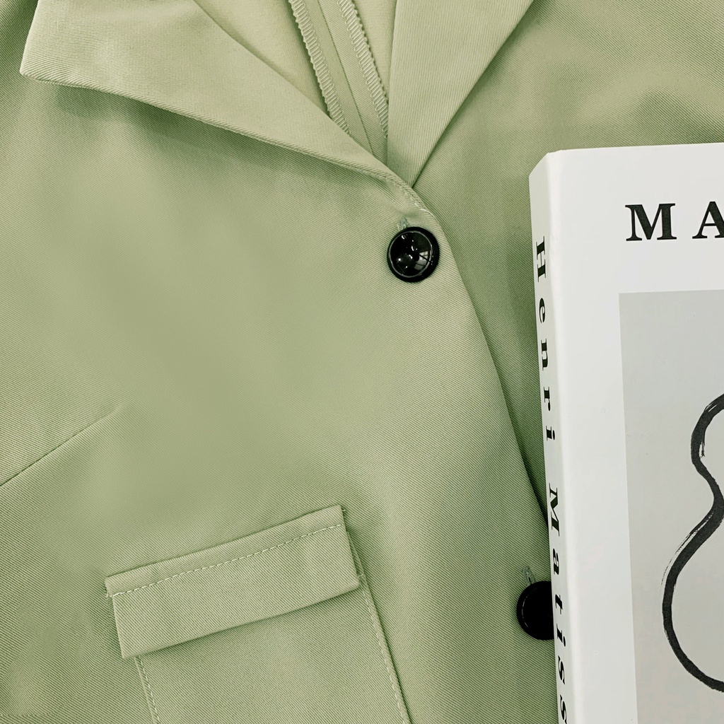 Áo vest dáng ngắn tay cộc 2 túi BIGSIZE (55kg đến 95kg) - 22YAK02 - [BU Bigsize Young] | BigBuy360 - bigbuy360.vn