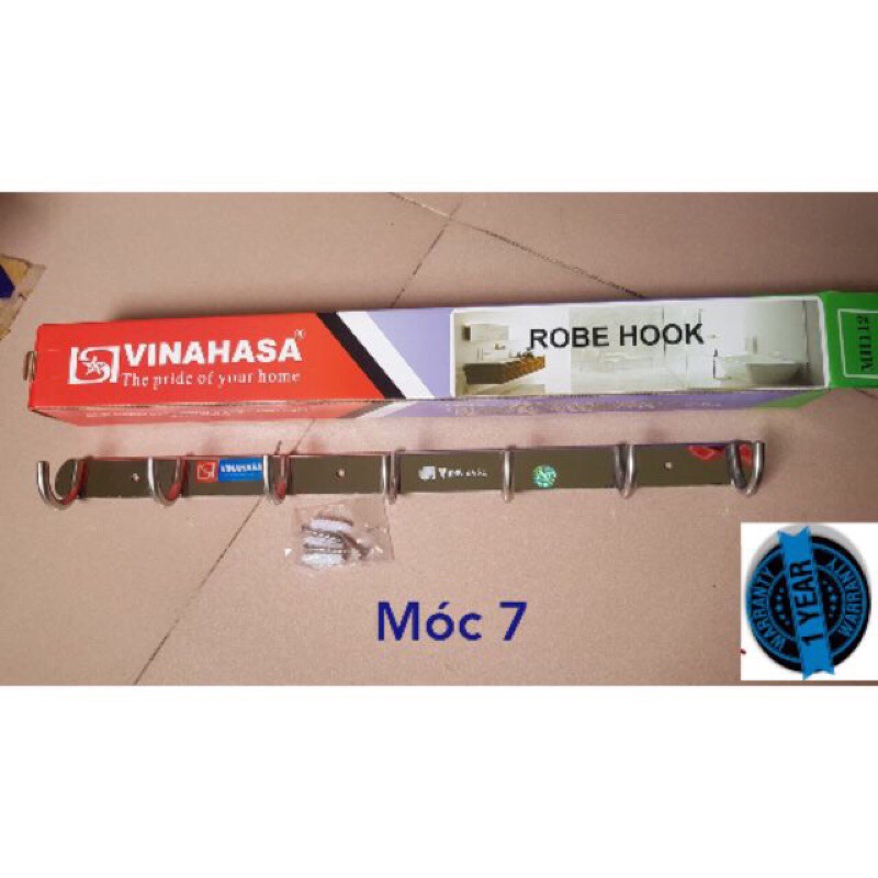 Mắc áo inox 7 chấu VINAHASA hàng cao cấp siêu dày chịu lực