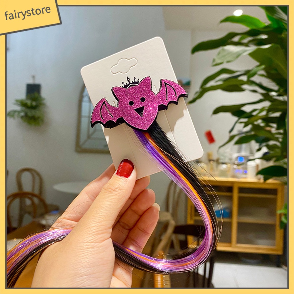 Kẹp Tóc Họa Tiết Halloween Nhiều Màu Sắc Độc Đáo Cho Bé