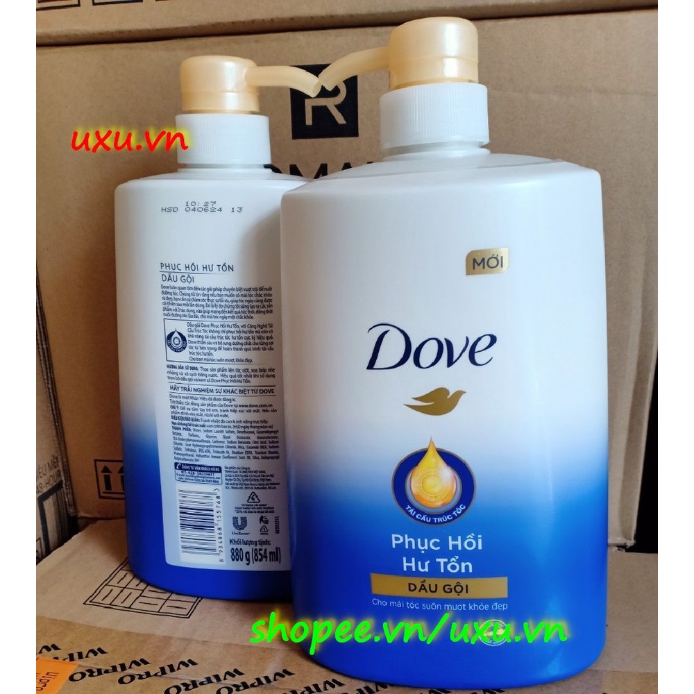 Dầu Gội Đầu 880G Dove Phục Hồi Hư Tổn, Với uxu.vn Tất Cả Là Chính Hãng.