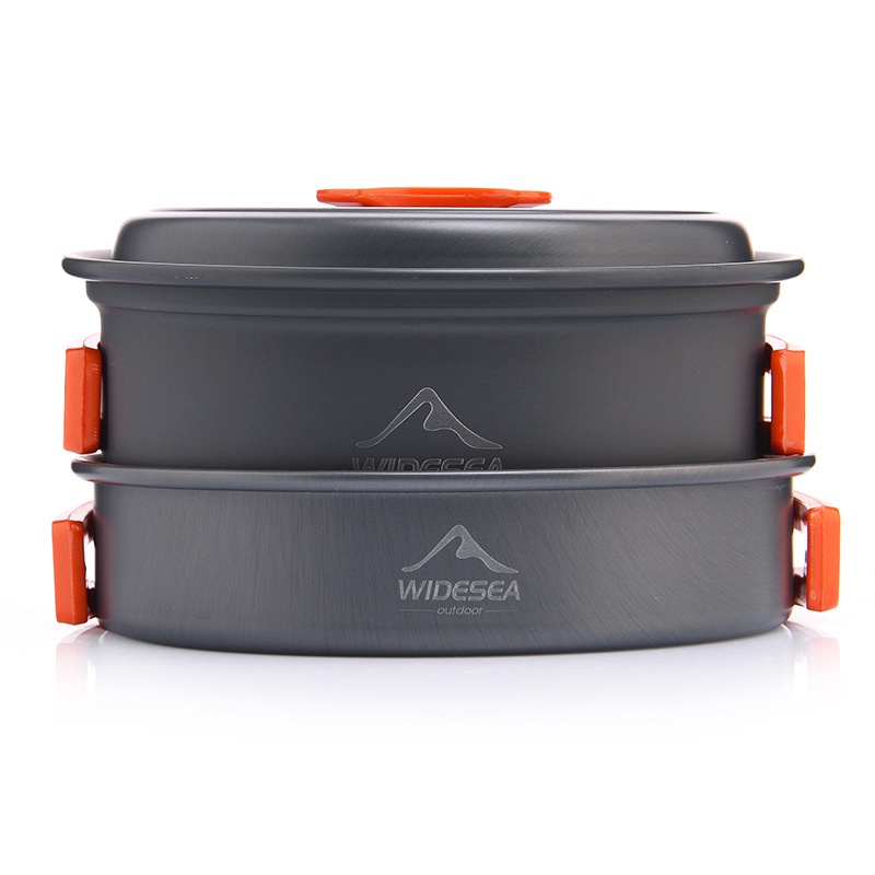 [xingflyVN]Camping Tableware Outdoor Cookware Set Pots Tourist Equipment Utensils Hiking