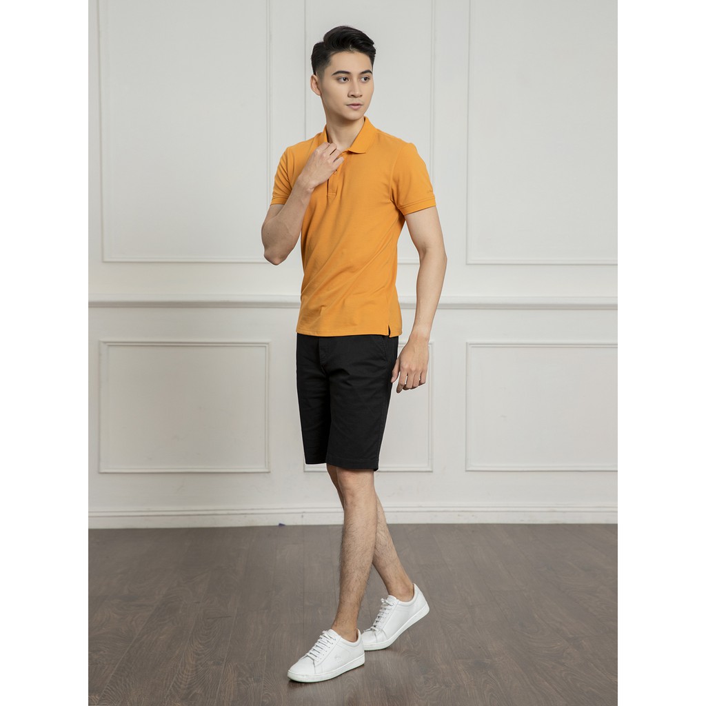 Quần short nam ARISTINO chất liệu cotton mặt vải mềm, xốp nhẹ , đứng dáng khả năng đàn hồi vượt trội  - ASOR02