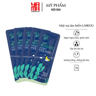 Mặt Nạ Ngủ Chiết Xuất Tảo Biển LaiKou Bịch 20 Gói Nhỏ Chính Hãng [XẢ HÀNG]