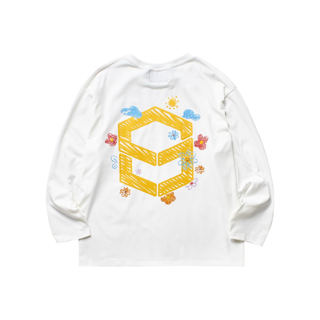 Áo longsleeve SUPPLIER Sắc màu cho em Trắng | BigBuy360 - bigbuy360.vn