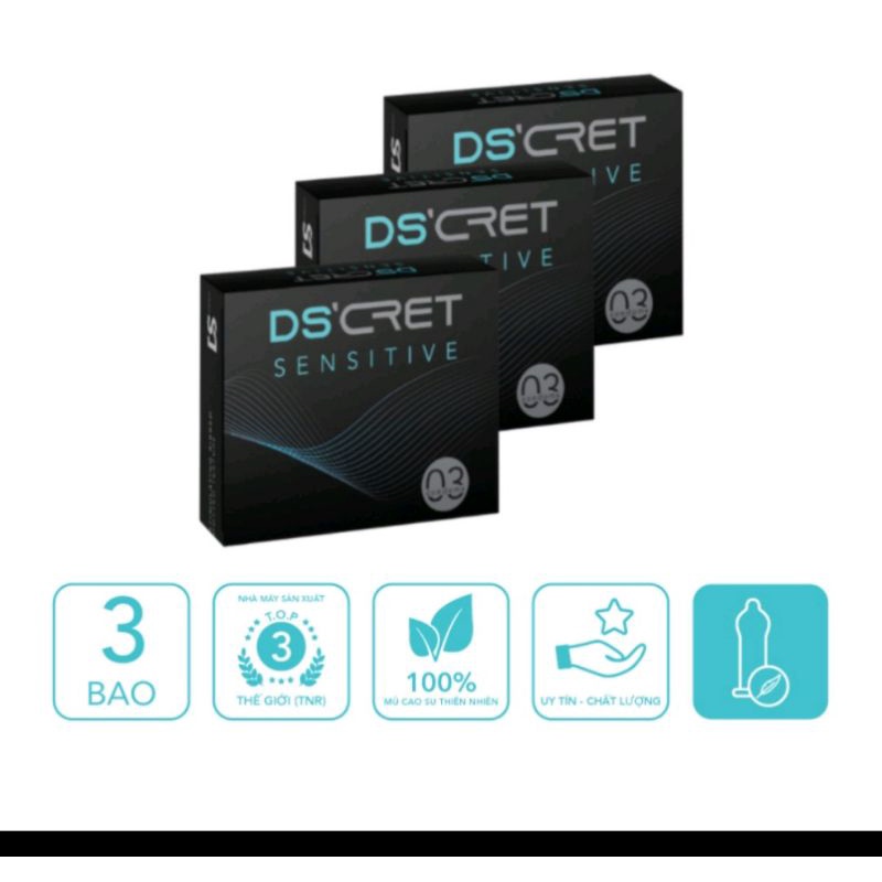 Bao cao su DS'CRET hàng chính chãng
