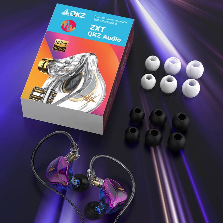 Tai nghe nhét tai thể thao Qkz Zxt Hifi Kz Edx Trn Mt1