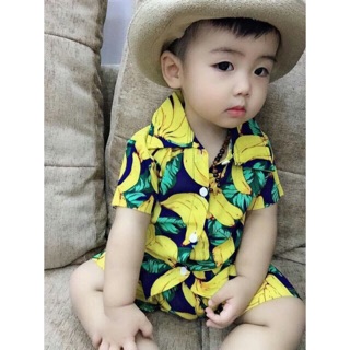 Bộ đi biển hoa quả trẻ em