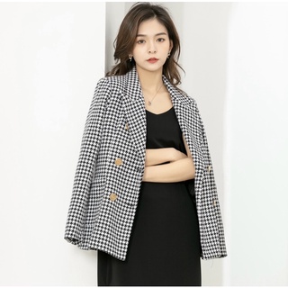 Áo vest dạ kẻ