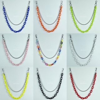 Xích chain quần unisex nhiều màu - Chain quần nhựa phối chuỗi xích | DUYHI